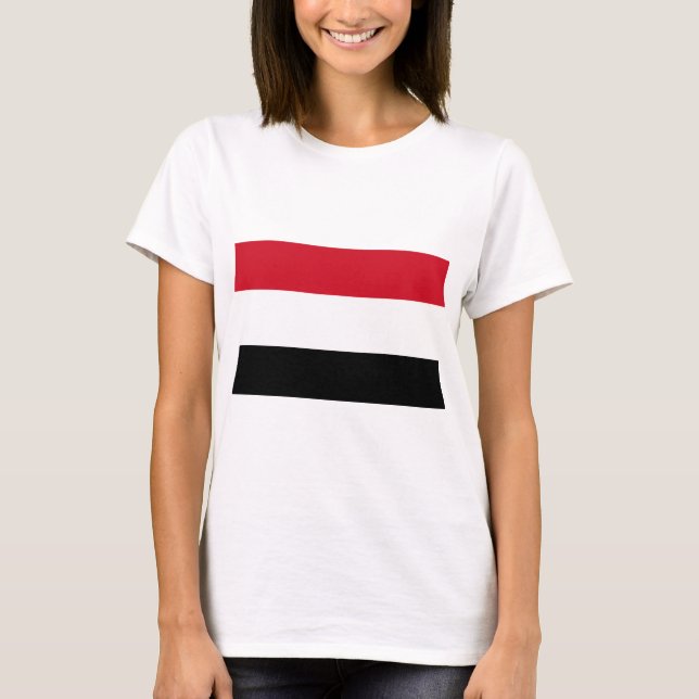 Jemen-Flagge T-Shirt (Vorderseite)