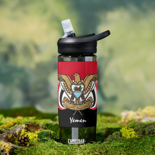 Jemen-Flasche, patriotische jemenitische Flagge Trinkflasche