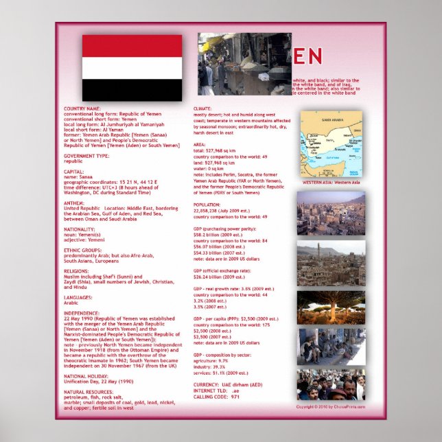 Jemen Poster (Vorne)