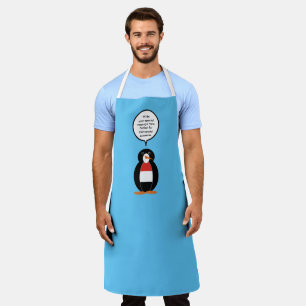 Jemenitische sprechende Ms. Pinguin Personalisiert Schürze