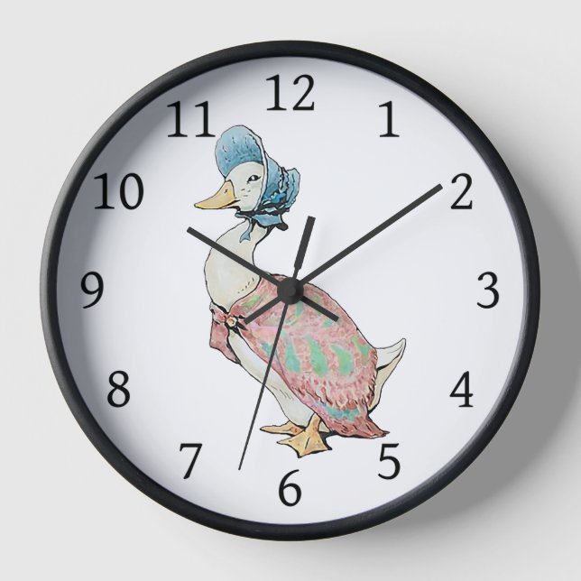 Jemima Puddle Duck Beatrix Potter Uhr (Vorderseite)