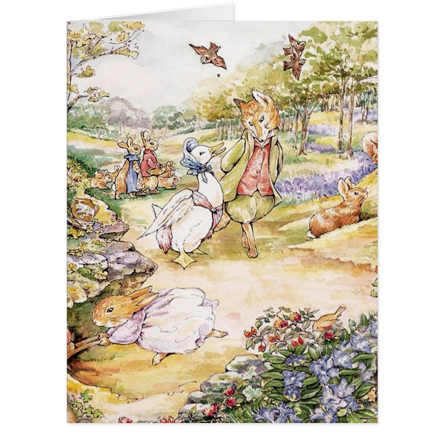 Jemima Puddle Duck Joyeux anniversaire (Devant)