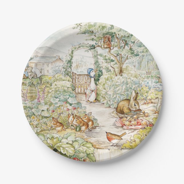 Jemima Puddle Duck Pappteller (Vorderseite)