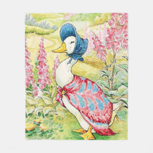 "Jemima Puddle Duck" von Beatrix Potter Fleecedecke