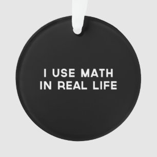J'emploie des maths dans la vie réelle