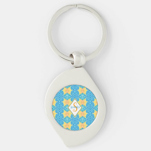 Jen Mosaic Business Keychain Schlüsselanhänger (Vorderseite)