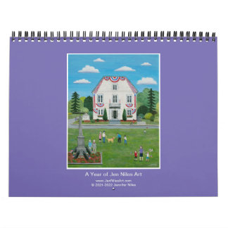 Jen Niles Art 12 Monate Wandkalender