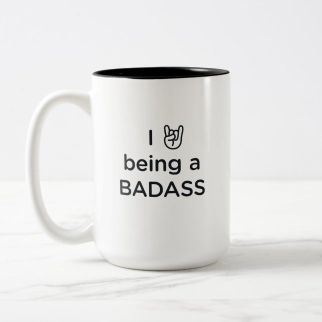 Jen Sincero Badass Emoji Mug (Gauche)