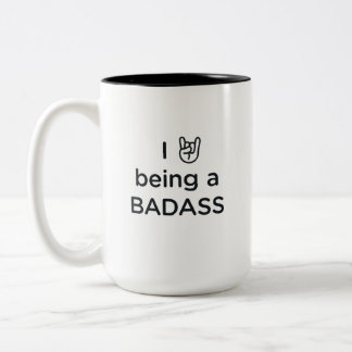 Jen Sincero Badass Emoji Tasse