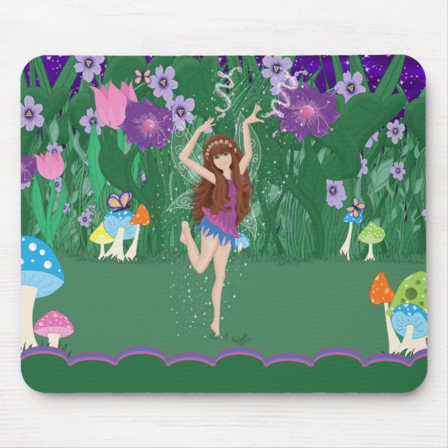 Jen tanzende Blume Fairy Mousepad (Vorne)