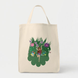 Jen tanzende Blume Fairy Tag Tragetasche