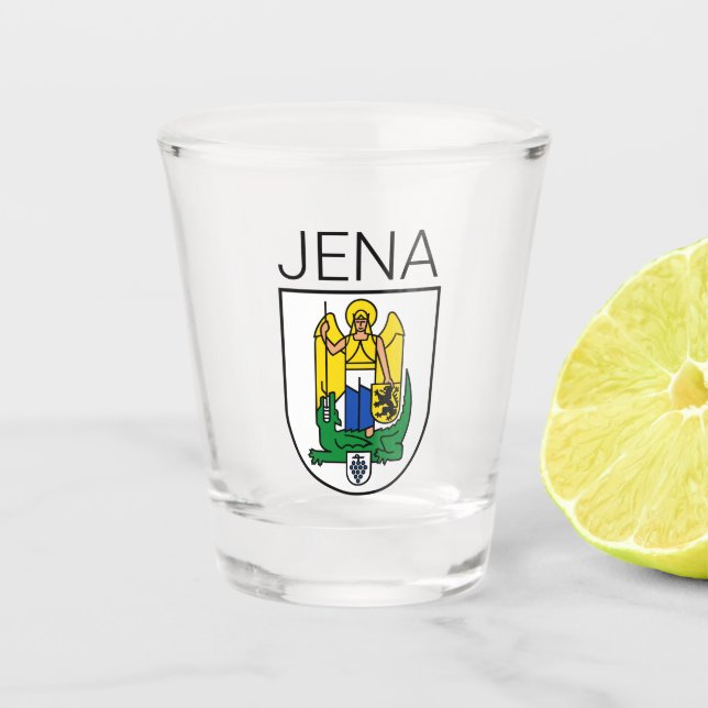 Jena, Deutschland-Shot-Glas Schnapsglas (Vorderseite)