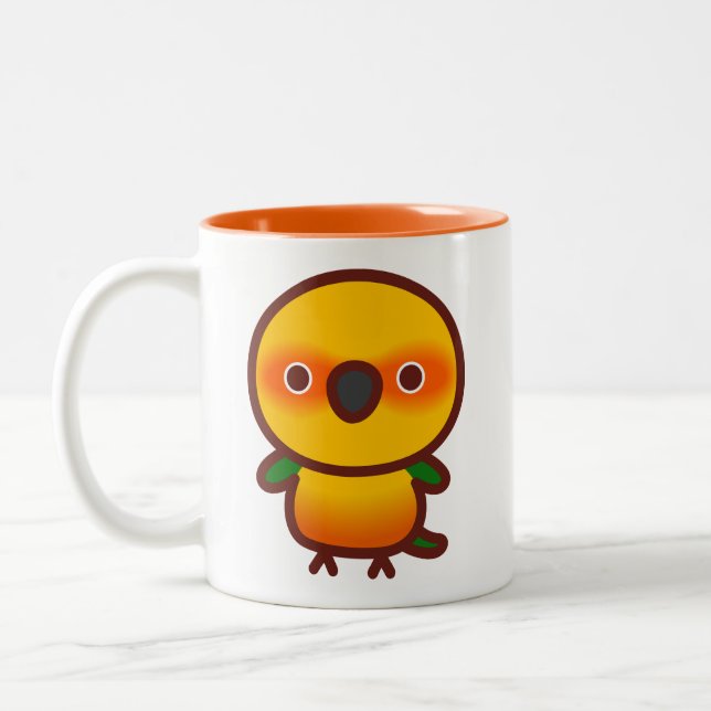 Jenday Conure Zweifarbige Tasse (Links)