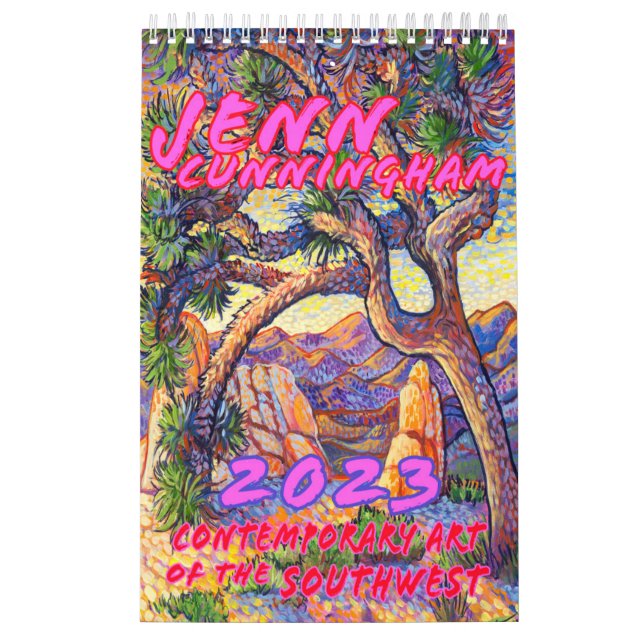 jenn cunningham 2023 art calendar kalender (Titelbild)