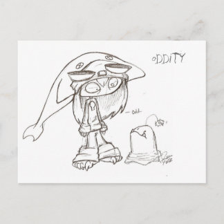 Jenn, Oddity Postkarte