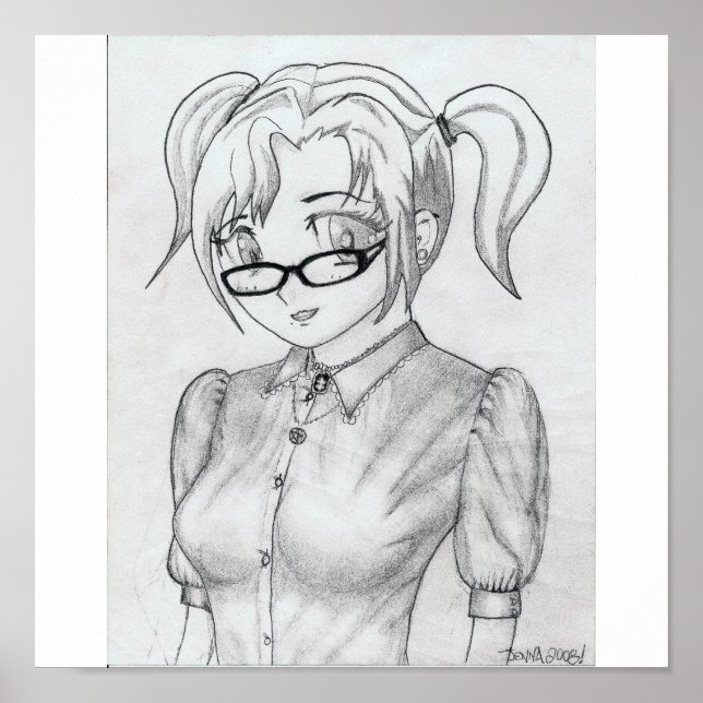 Jennas Zeichenkette Poster (Vorne)