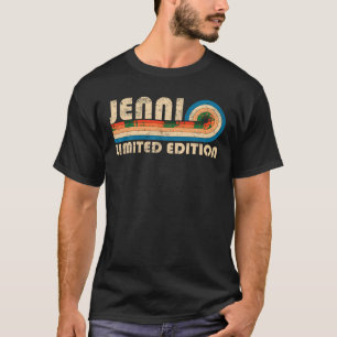 JENNI Name Personalisiert Funny Retro Vintag Birth T-Shirt