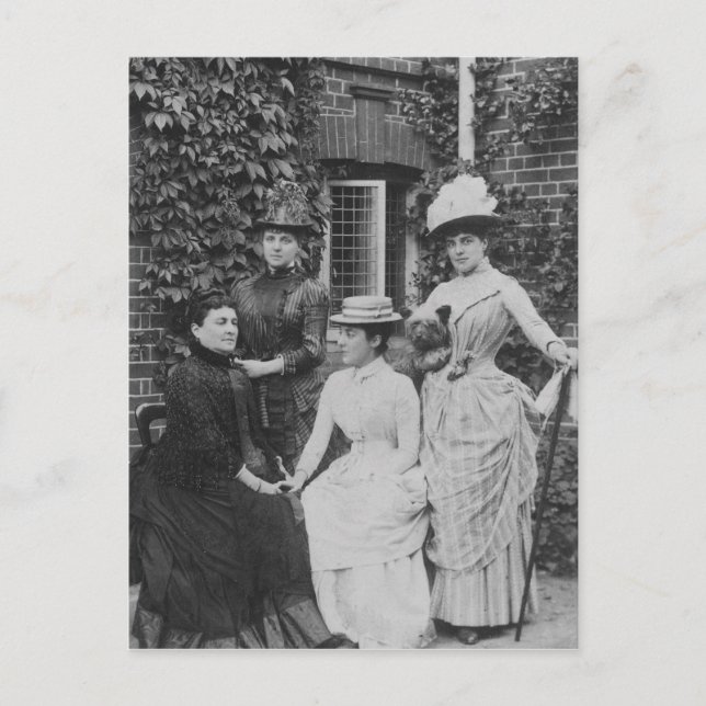Jennie Jerome, später Lady Randolph Churchill Postkarte (Vorderseite)