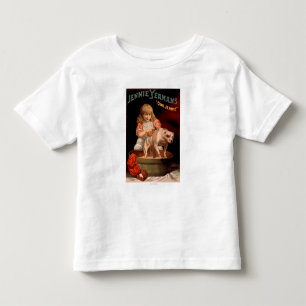 Jennie Yeamans "Our Jennie" Girl Washing Dog Kleinkind T-shirt