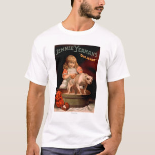 Jennie Yeamans "Our Jennie" Mädchen wäscht Hund T-Shirt