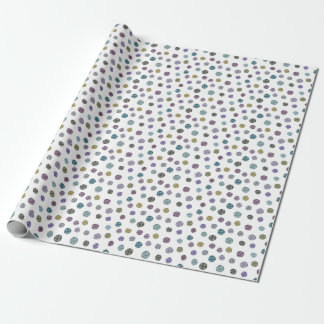 Jennifer Collection Watercolor Kleine Punkte Geschenkpapier