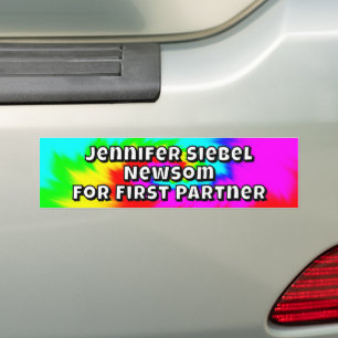 Jennifer Seibel Newsom als erste Partnerin Autoaufkleber