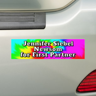 Jennifer Seibel Newsom als erste Partnerin Autoaufkleber