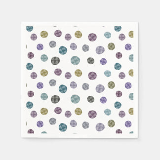 Jennifer Watercolor Dots Serviette