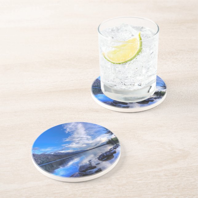 Jenny am Morgen Getränkeuntersetzer (Seite)