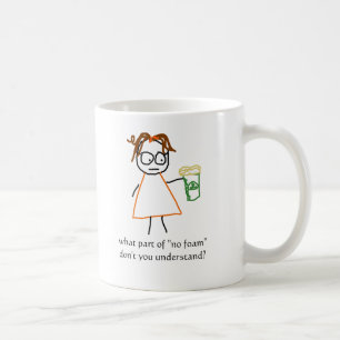 Jenny-Bonmote: "Kein Schaum! " Kaffeetasse