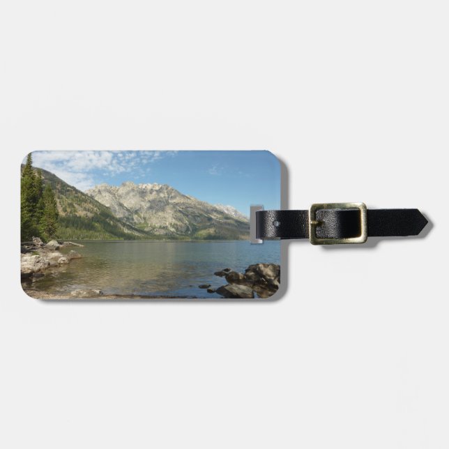 Jenny Lake at Grand Teton National Park Gepäckanhänger (Vorderseite horizontal)