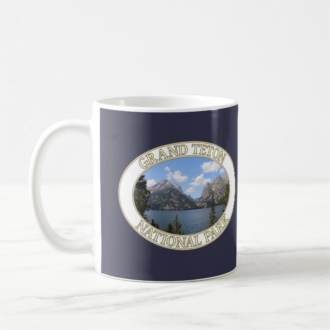 Jenny Lake at Grand Teton National Park in Wyoming Kaffeetasse (Links)