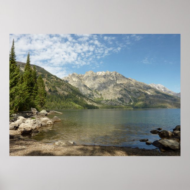 Jenny Lake at Grand Teton National Park Poster (Vorne)