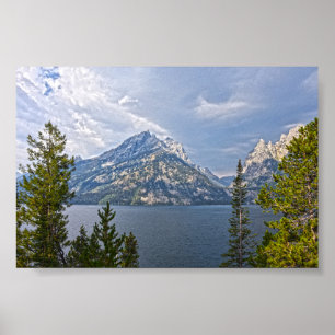 Jenny Lake in Grand Teton National Park, Wyoming Poster