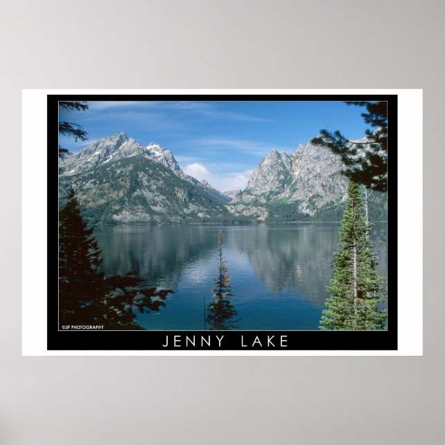 Jenny Lake Poster (Vorne)
