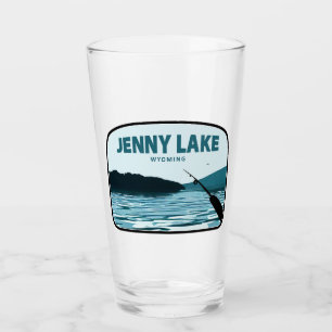 Jenny Lake Wyoming Fishing Rod Glas