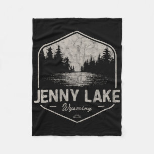 Jenny Lake Wyoming Outdoor Vintage  Fleecedecke