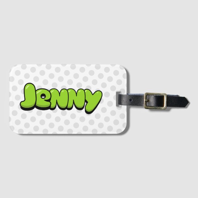 Jenny Luggage Tag Gepäckanhänger (Vorderseite (Horizontal))