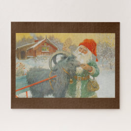 Jenny Nystrom, Santa and the Sled Goat - Christmas