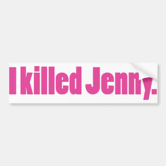 JennyPink Autoaufkleber