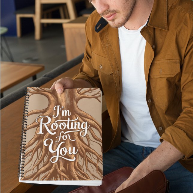 J'enracine pour vous planificateur (Show someone support with this, "I'm rooting for you" personalized planner! )