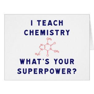 J'enseigne à chimie ce qui est la votre