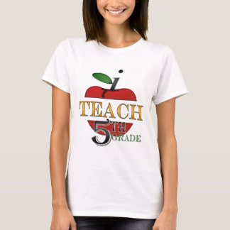 J'enseigne le 5ème T-shirt de catégorie