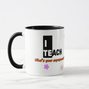 J'enseigne Quel est votre mug Superpouvoir – Cadea