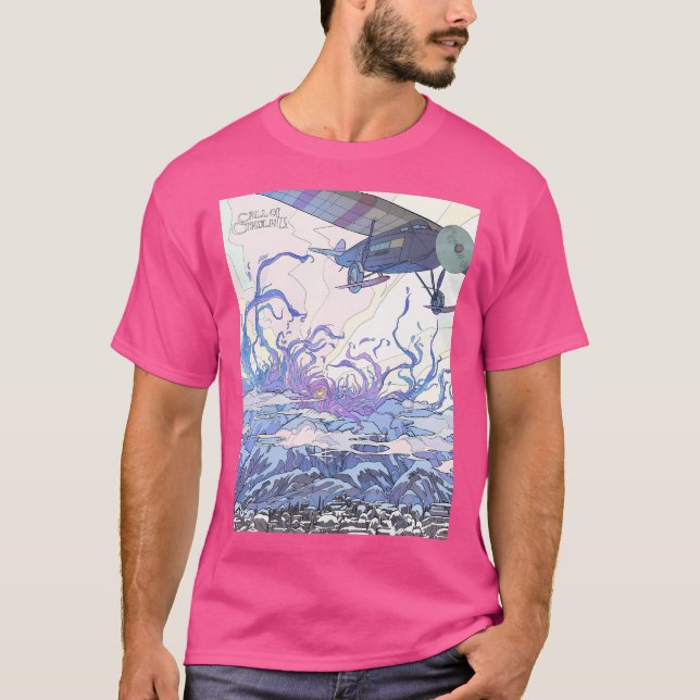 Jenseits der Berge des Wahnsinns - Kunst von Andre T-Shirt (Vorderseite)