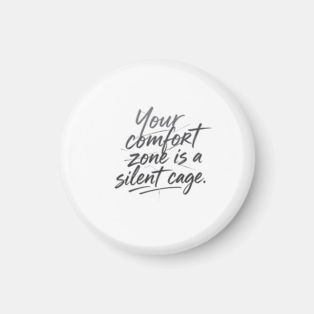 Jenseits der Comfort Zone Magnet (Vorne)
