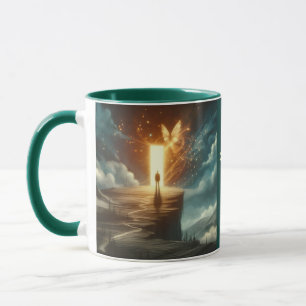 Jenseits der Einsamkeit: Die Tasse des Doorway-Kaf