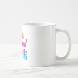 Jenseits der Grenzen wachsen - Motivierend Tasse i
