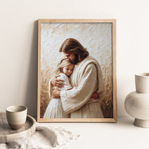 Jenseits der Liebe, Christliche Kunst, Jesus umarm Poster