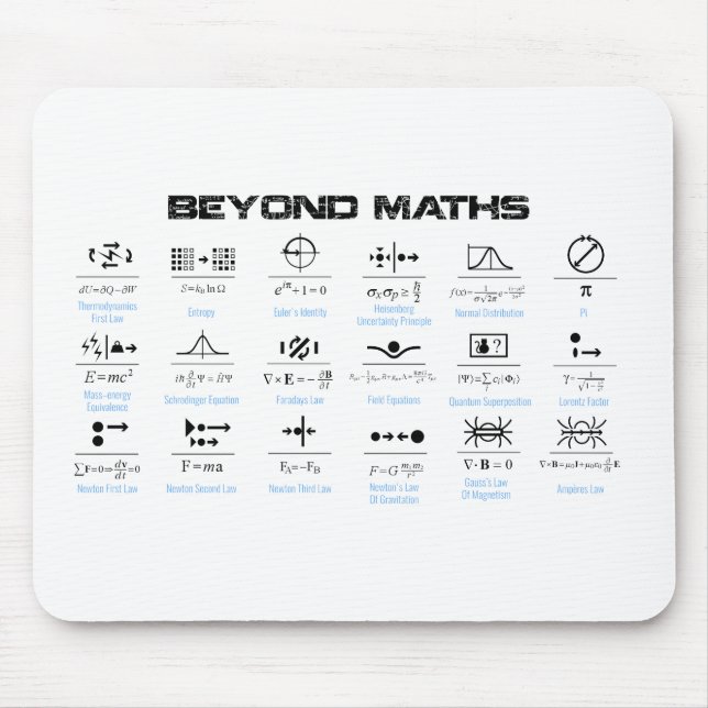 Jenseits der Mathematik Mousepad (Vorne)